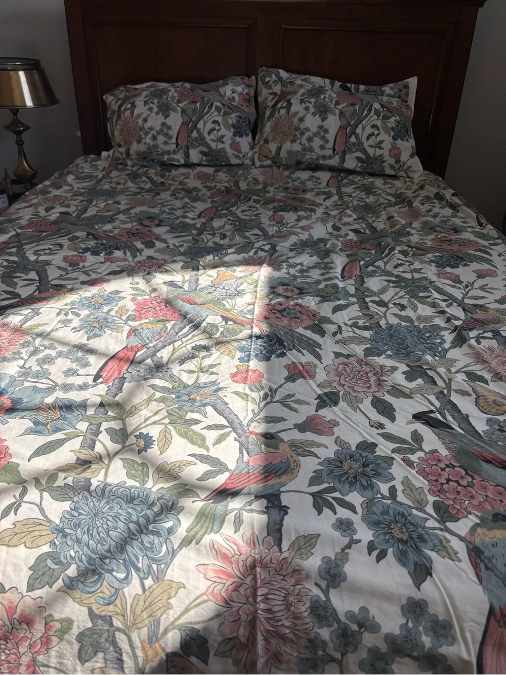 EUC Pottery Barn Full Queen Duvet Cover w Pair Standard Shams